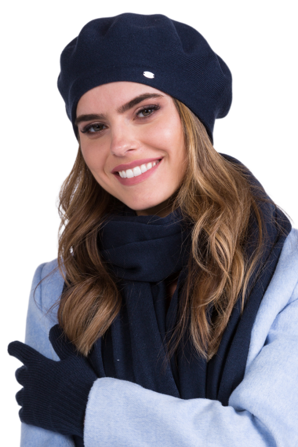 INEZZ beret damski kolor granatowy.png