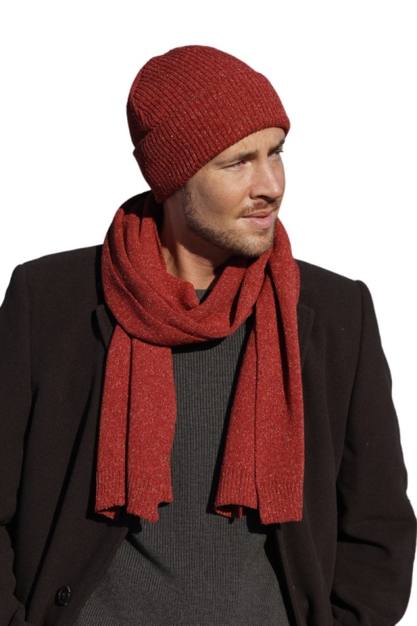 PATRICK-27 Czapka męska – dwuwarstwowa dzianina, podszycie jak wierzch, zbliżenie prążka