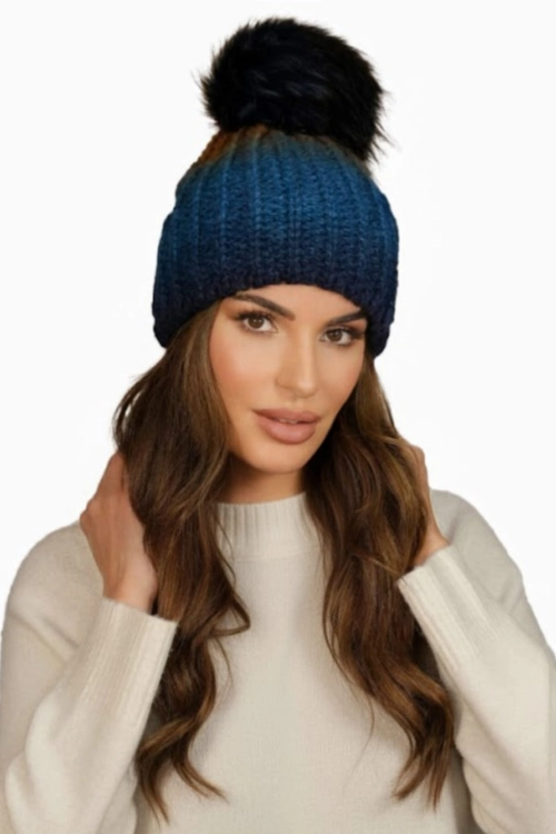 Alice czapka damska Kamea zimowa, z alpaką i wełną, rozmiar uniwersalny 54–60 cm, kolor turkusowy
