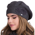 BERET DAMSKI ZIMOWY ELEGANCKI JUNA KOLOR GRAFITOWY-a.png